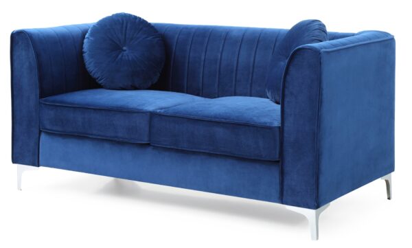 Delray - Loveseat - Navy Blue
