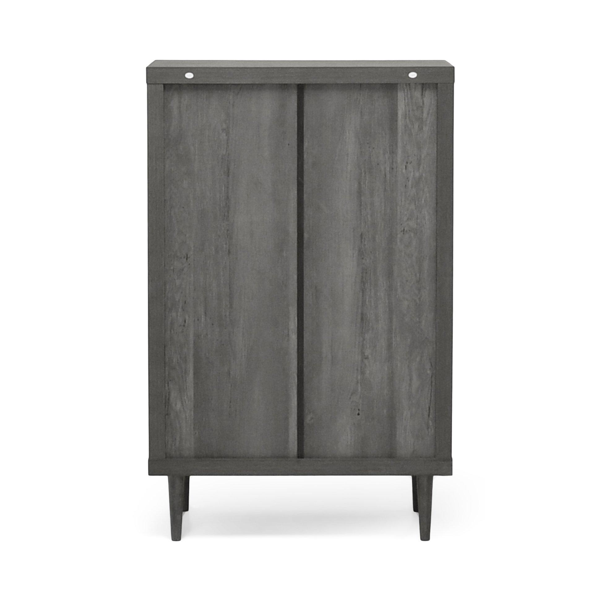 Nystrom - Mid Century Modern 5 Drawer Dresse - Gray - Image 11