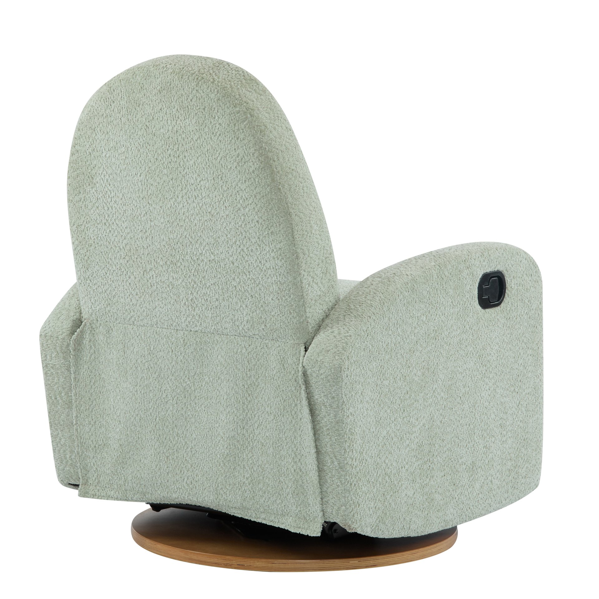 Modern 360 Swivel And Glider Recliner Chair - Light Green - Image 6