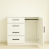 Robin - Gentleman's Chest In Wood With Extra Deep Storage And Durable - White - Image 6