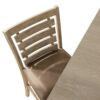 Dining Counter Height Chairs Modern Farmhouse Rustic Look Distressed Design Ladderback Solid Wood (Set of 2) - Grayish Brown - Image 7