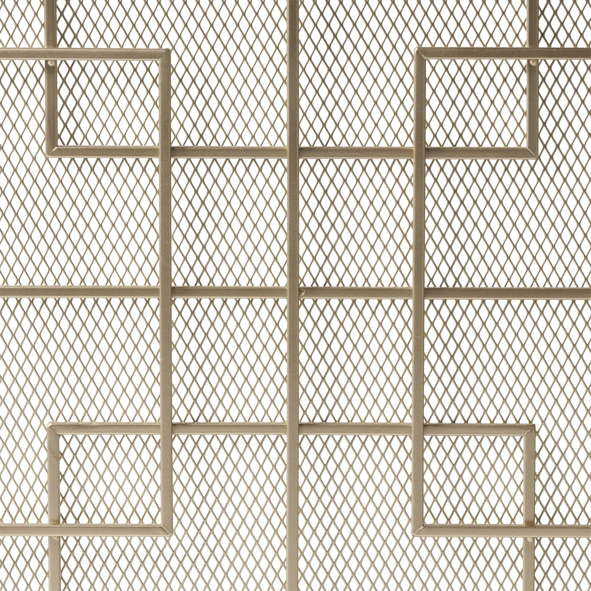 Dorothy - Modern Single Panel Iron Fire Screen - Gold - Image 7
