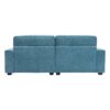 Modern Fabric Sofa With Plush Cushions, Sleek Arm Design, Sturdy Solid Wood Frame - Blue - Image 8