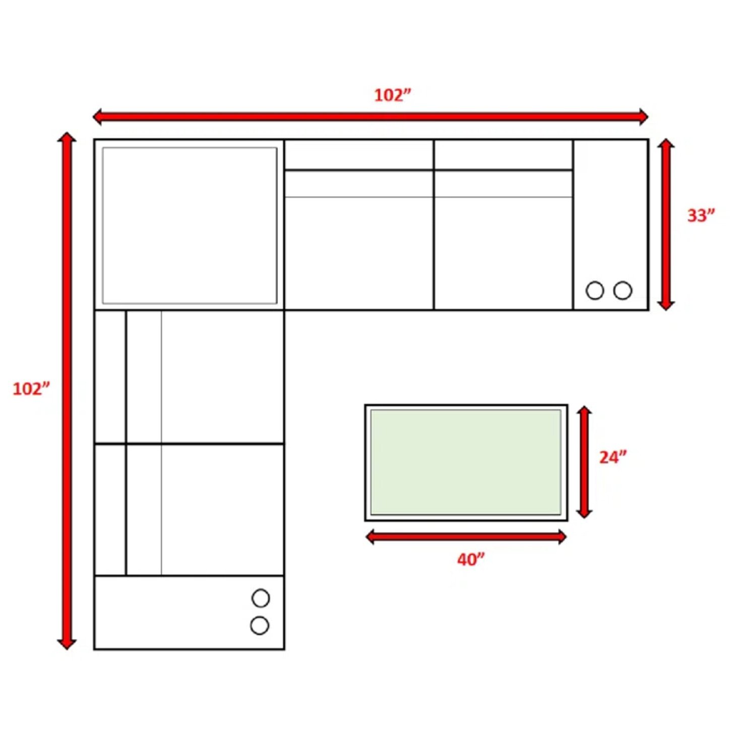 All Weather Rattan Sectional Sofa Set, 8 Pieces With Cushions - Espresso - Image 4