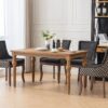 Ultra Side Dining Chair, Thickened Fabric Chairs With Neutrally Toned Solid Wood Legs, Bronze Nail Head (Set of 2) - Blue - Image 22