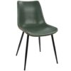 Durango - Industrial Dining Chair (Set of 2) - Black / Green Vintage - Image 2