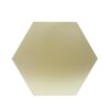 Modern Hexagon Side Table With Knockout Pit Texture - Gold - Image 9