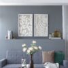 Shadow Box Wall Decor (Set of 2) - White - Image 8