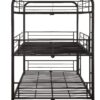 Cairo - Triple Full Bunk Bed - Black - Image 3