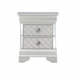Verona - Nightstand - Silver Champagne