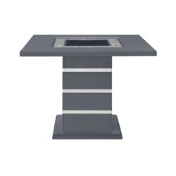 Ariya - 5 Pieces Bar Table And Bar Stool Set - Gray