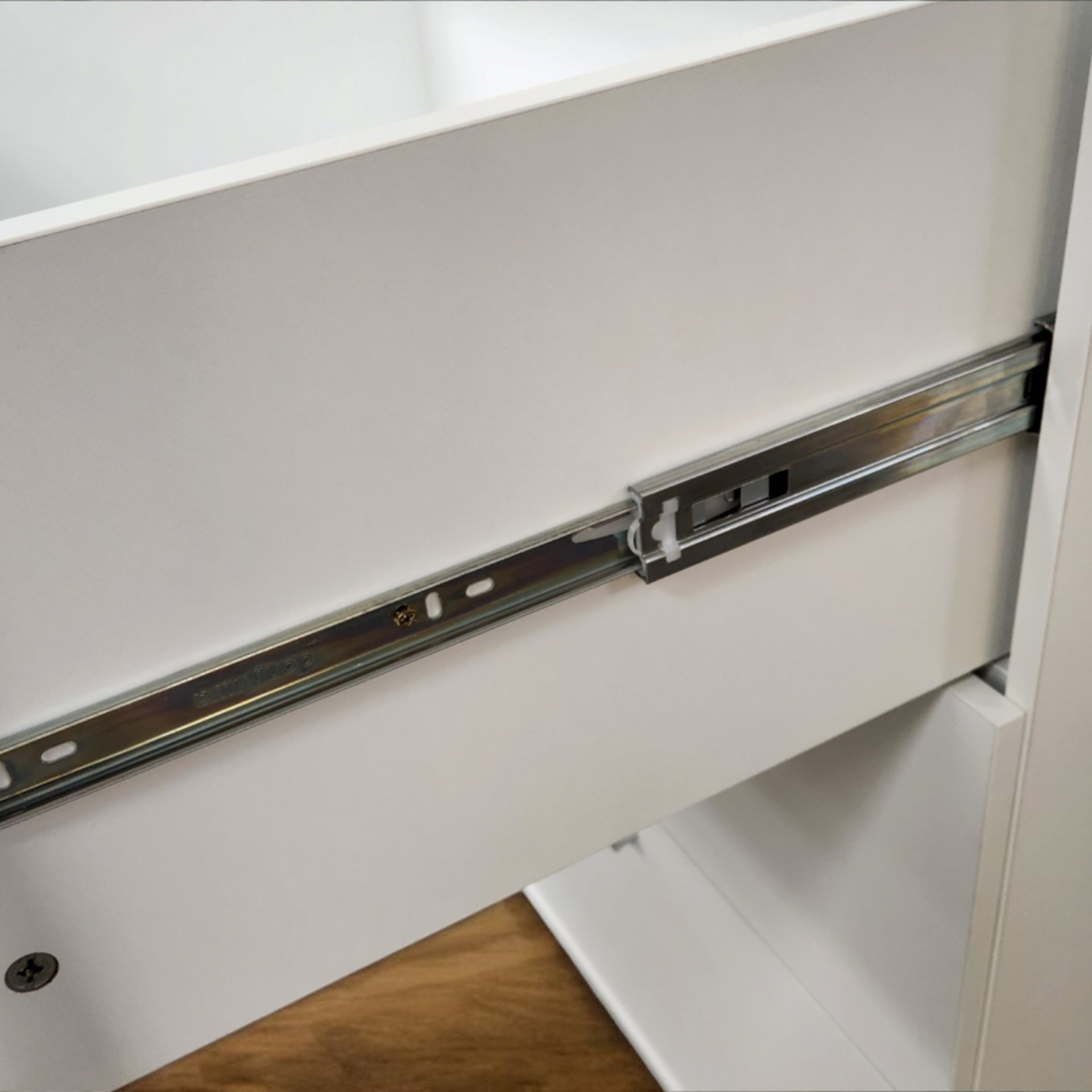 Morgan - 3 Drawer Modular Jumbo Chest In Wood Transformable Storage Solution - White - Image 10