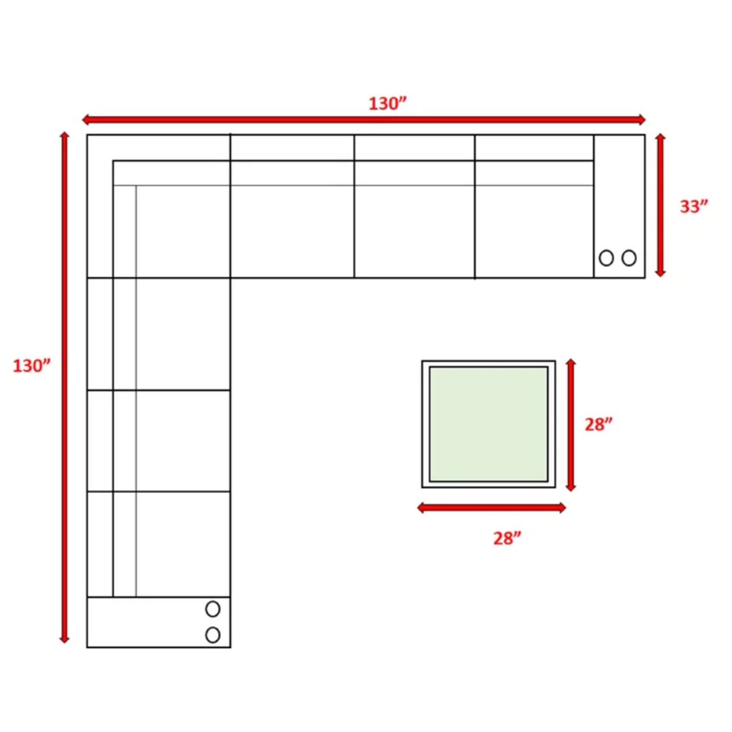 Stylish Rattan Wicker 6 Person Seating Group With Premium Sunbrella Cushions Perfect For Outdoor Entertaining - Dark Gray / Navy Blue - Image 3