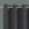 2 Pieces Set, Curtain Panel, Room Darkening, Grommet, Contemporary & Modern - Gray - Image 3