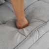 Loveseat Sofa Pull Out Sofa Bed Sleeper Sofa With A Reversible Backrest Cushion, Side Pockets, 2 USB Ports And A Phone Holder For Living Room - Gray - Image 24