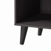 Amidon - TV Stand For Tvs Up To 47.3", With 2 Storage Shelves & 1 Cabinet, Modern Entertainment Centre For TV In Living Room - Dark Gray / White - Image 2