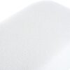 Modern Elegant Ottoman With Spacious Storage Function With Metal Feet - White / Black - Image 4