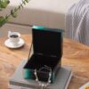 Bethany - Aqua Jewelry Box, Stackable Decorative Storage Boxes With Lids - Colorful - Image 6