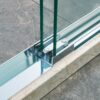 Double Sliding Shower Door, Aluminium Alloy Frame, 5 / 16" (8Mm) Thick Sgcc Tempered Clear Glass - Chrome - Image 8
