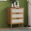 3 Drawer Cabinet, Suitable For Bedroom, Living Room, Study - Walnut - Image 4