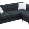 Raisa - Sofa Chaise - Black - Image 6