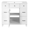 Bathroom Vanity Cabinet With Sink Top Combo Set, Single Sink, Shaker Cabinet With Soft Closing Door And Drawer - White - Image 16