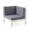 Brava - X Back Right Arm Chair - Light Gray - Image 3