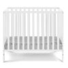 Palmer - 3 In 1 Convertible Mini Crib With Mattress Pad - White - Image 7