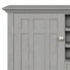 Bedford - Sideboard Buffet And Wine Rack - Fog Gray - Image 7