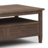 Warm Shaker - Coffee Table - Farmhouse Brown - Image 6