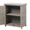 Potting - Bench With Storage Cabinet And Metal Table Top For Outdoor Patio, Garden Furniture Workstation - Gray - Image 25