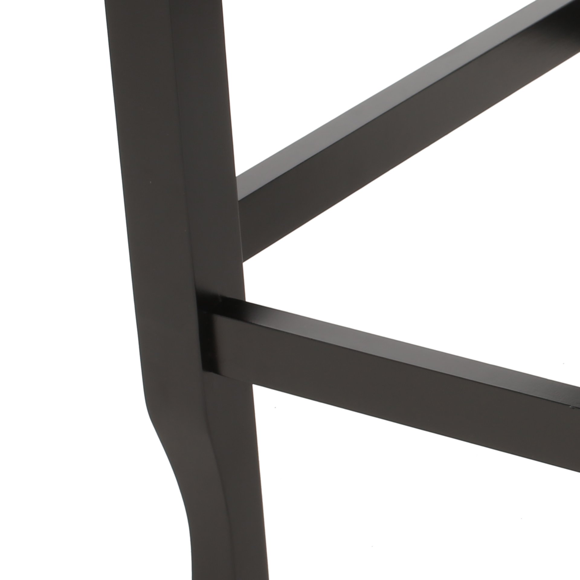 Vienna - Contemporary Fabric Tufted Wingback 27" Counter Stools, (Set of 2) - Charcoal / Dark Brown - Image 13