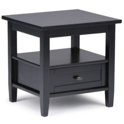 Warm Shaker - End Table - Black