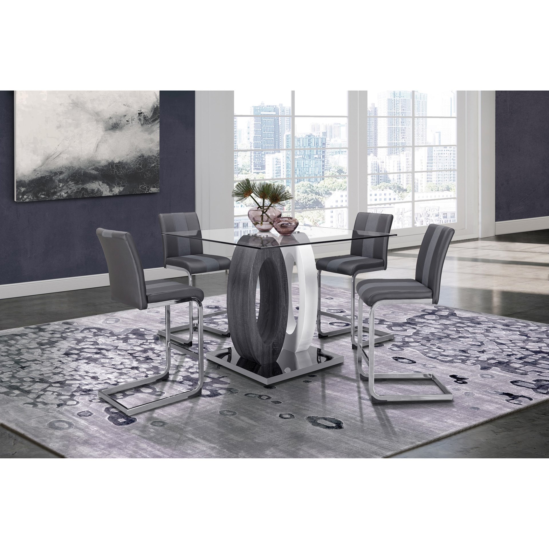 Altis - Bar Stools (Set of 4) - Gray - Image 2