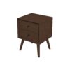 Caroline - Night Stand 2 Drawer - Dark Brown - Image 2