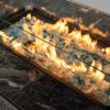 44" Outdoor Fire Pit Table, Propane Fire Table With Ceramic Tabletop Gas Fire Table - Espresso - Image 9