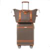 Hardshell Luggage Sets 3 Piece Carry - On Suitcase Double Spinner Wheels With Tsa Lock - Coppery - Image 12