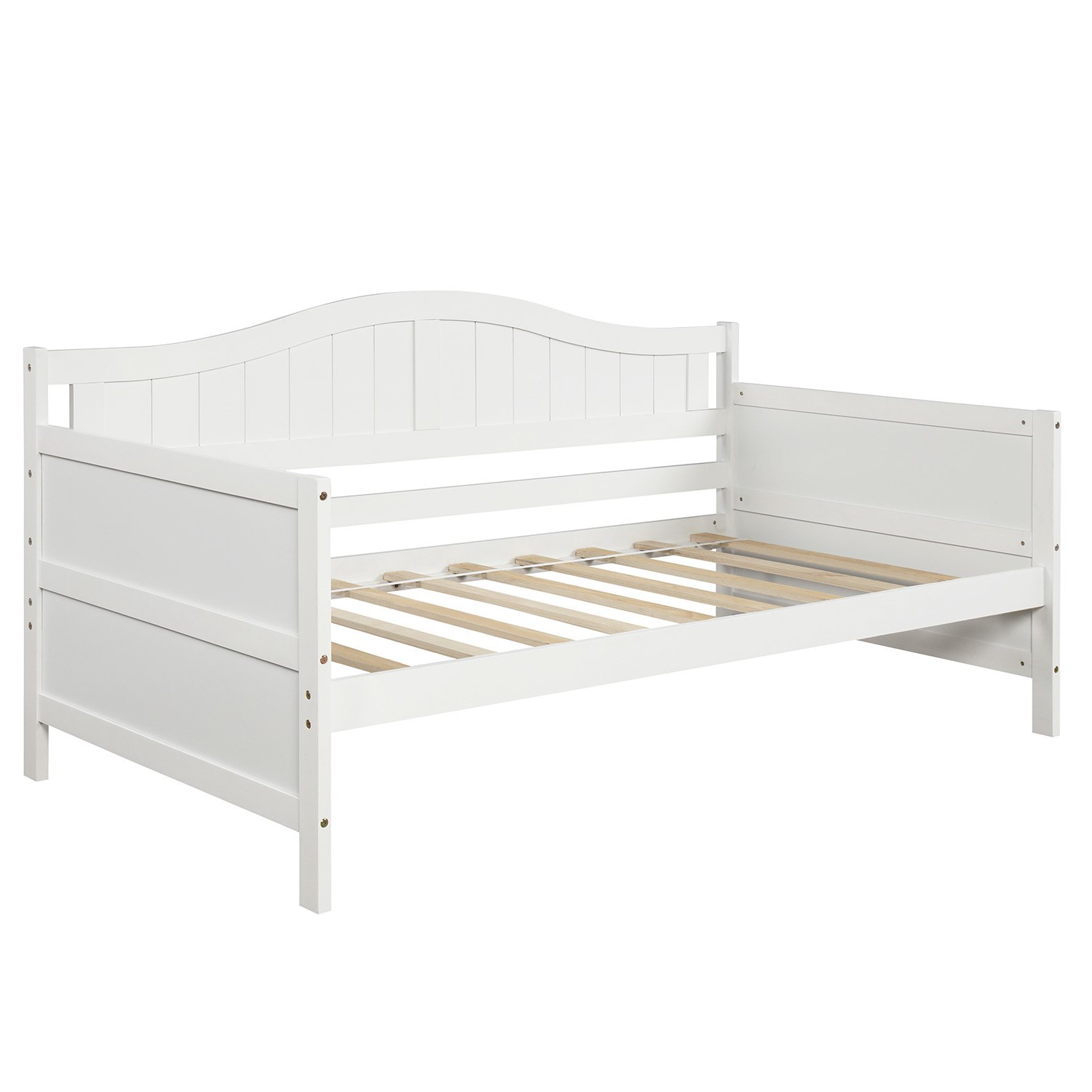 Twin Daybed With 2 Drawers, Sofa Bed For Bedroom Living Room, No Box Spring Needed - White - Image 6