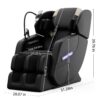 Massage Chair Recliner With Zero Gravity, Full Body Air Pressure - Black - Image 3