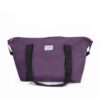 3 Piece Set (18/Travelbag/Toiletry Bag), Softshell Suitcase Spinner Wheels Terylene Polyester Luggage Sets Carry On Suitcase Luggage Lightweight Durable Suitcase - Purple - Image 11