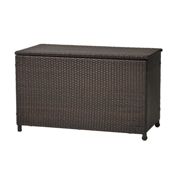 Blake - Wicker Cushion Box - Brown Multi