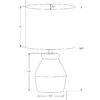 Lighting, Table Lamp Modern - Cream - Image 4