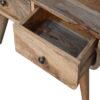 Mini Curved Media Unit - Oak - Image 2