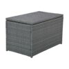 10 Piece Outdoor Sectional Half Round Patio Rattan Sofa Set, Wicker Conversation Furniture Set For Free Combination - Blue - Image 23