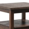 Warm Shaker - End Table - Distressed Charcoal Brown - Image 4