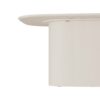 Modern Cream Style Dining Table With And Vertical Striped Legs For 4 - 8 Person - Cream - Image 12