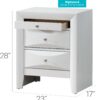 Marilla - Nightstand - White - Image 5