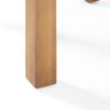 Halcyon - Outdoor Side Table With Slat Design And Acacia Wood Frame - Teak - Image 7