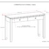Cosmopolitan - Console Sofa Table - Mahogany Brown - Image 8
