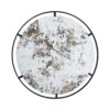 Theodor - Mirror With Industrial Design Round Mirror With Metal Frame For Wall Decor & Entryway Console Lean Against Wall - Black - Image 2